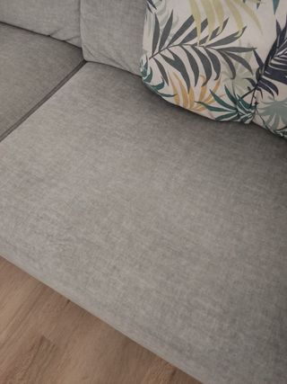 Sofá rinconera extensible gris verde – 280cm ancho