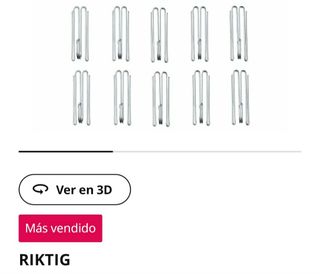 Cortina HILJA gris IKEA - 1 ud