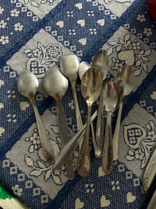 Posate argento - 8 forchette e 8 cucchiai