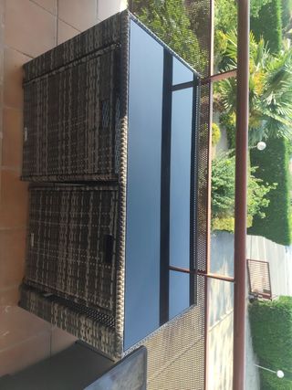 Mesa jardín - Exterior - mimbre