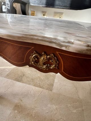 Mesa centro mármol estilo clásico