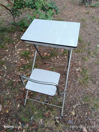 Pupitre Escolar Infantil Plegable Vintage 