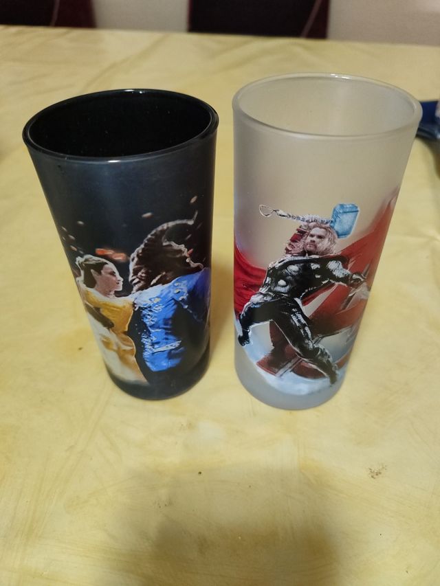 2 Vasos Belleza y Thor