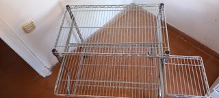 Escritorio p ordenador acero inoxidable