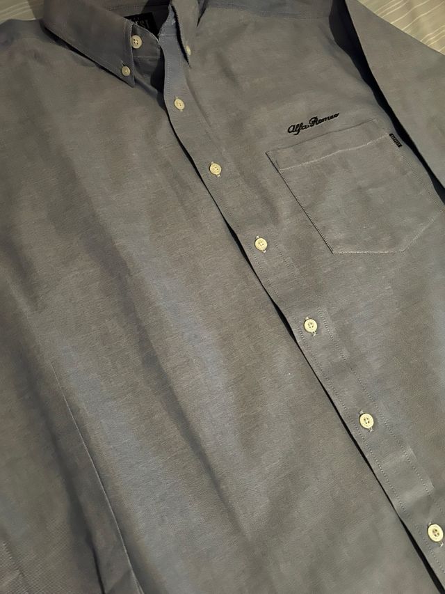 Camisa Alfa Romeo L - Azul
