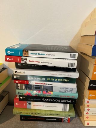 ken follet, almudena grandes, vargas llosa, etc