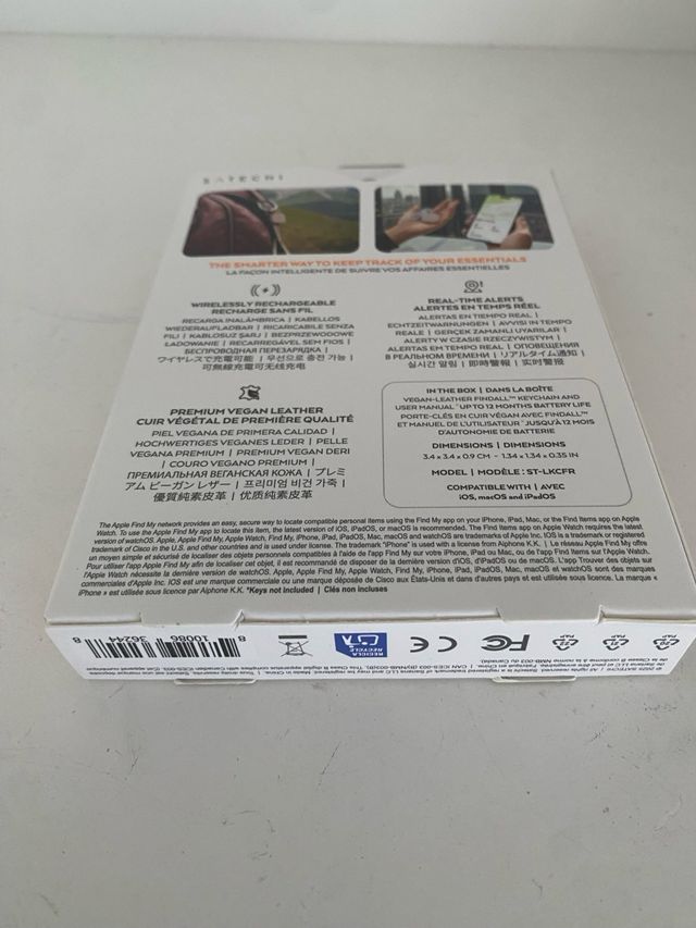 Satechi Llavero con apple Find My tracker-rosa