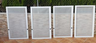 4 Mosquiteras Aluminio Blancas