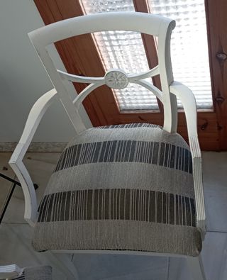 Sillones antiguos blancos - 2 unidades