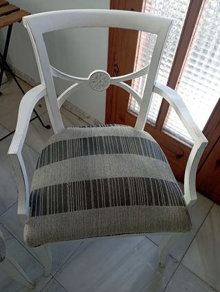 Sillones antiguos blancos - 2 unidades