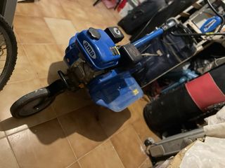 Remolque + máquina cavar