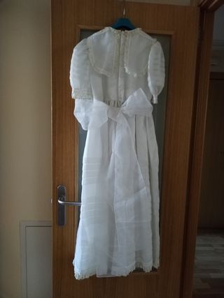 Vestido comunión niña blanco