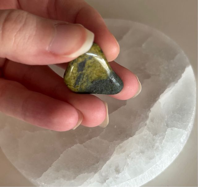 Jaspe sangre dragón - piedra pulida