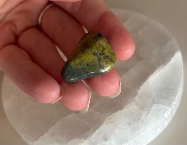 Jaspe sangre dragón - piedra pulida