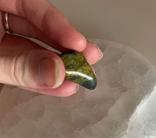 Jaspe sangre dragón - piedra pulida