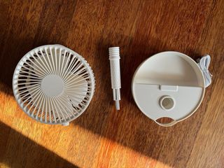 Ventilador plegable blanco