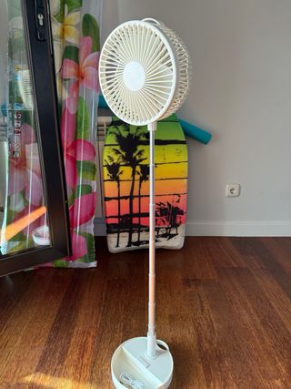 Ventilador plegable blanco