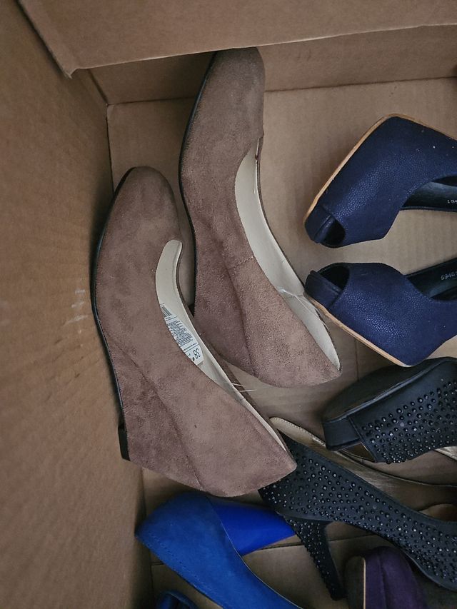 Lote Zapatos tacón mujer talla 38.