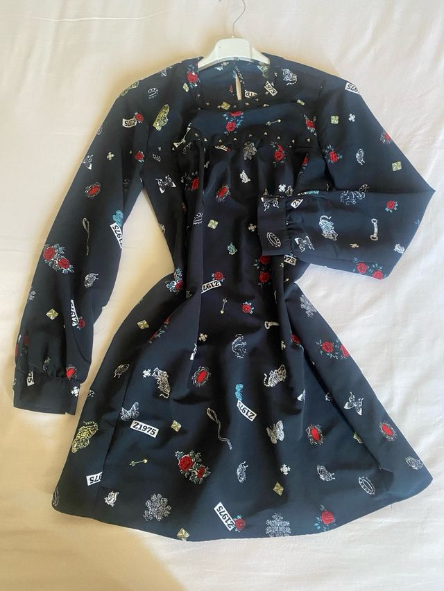 Miniabito Zara nero tg S