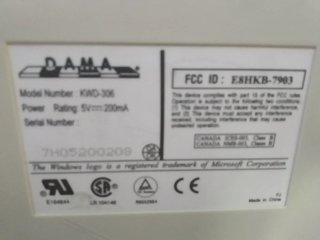 Tastiera PC QWERTY beige