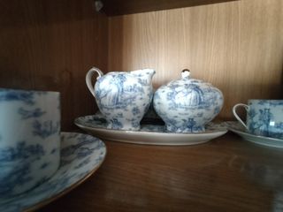 Juego té/café 



porcelana azul y blanco