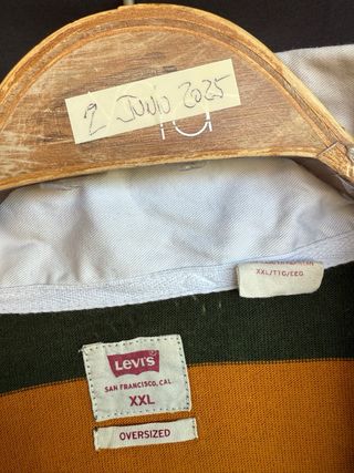 LEVIS polo manga corta rayas talla 3XL
