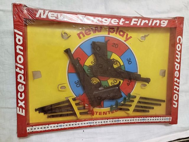 Gioco vintage in confezione tiro a segno bersaglio
