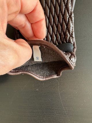 Guantes Moncler Marrón Piel