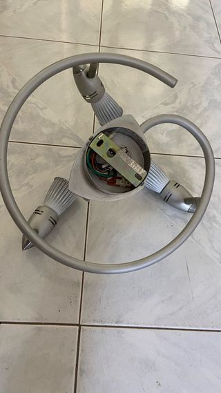 Faretti LED 3 luci argento