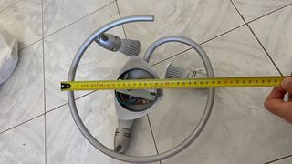 Faretti LED 3 luci argento