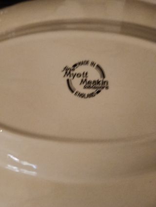 Vajilla porcelana inglesa azul