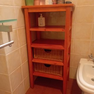 Mueble baño - Estantería madera
