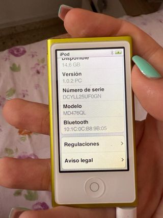 iPod 7ª generación - verde lima