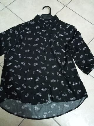 Camicia nera bici - estiva