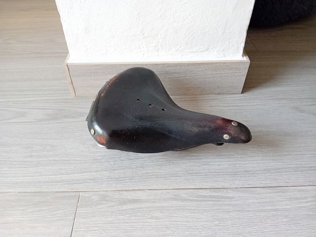 Sillín bici Lepper 65 cuero vintage