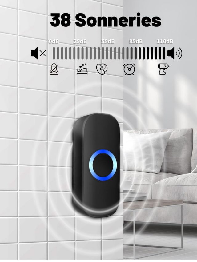 Timbre inalámbrico Jea Tone - Impermeable