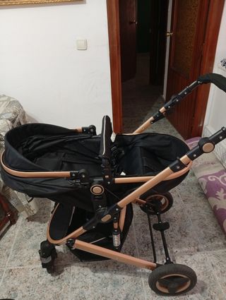 Cochecito 3 en 1: capazo, silla & huevo