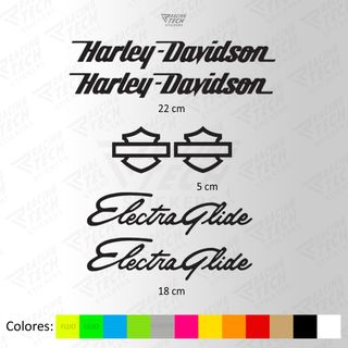 Pegatinas Harley Davidson Electra Glide