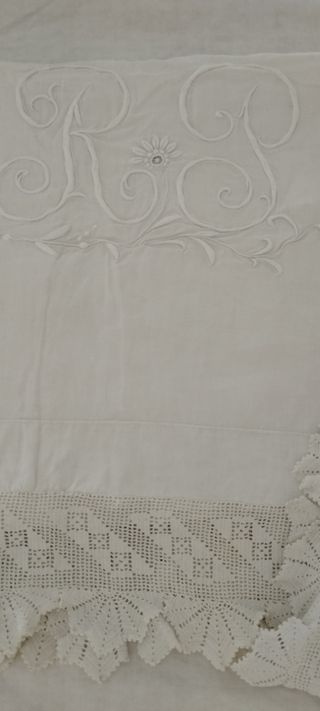 Sábana y fundas de almohada, puro lino.