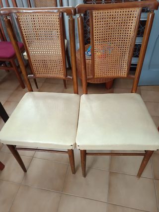 5 Sillas de comedor todas