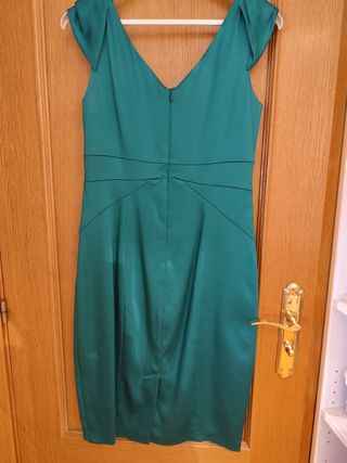 Vestido fiesta verde