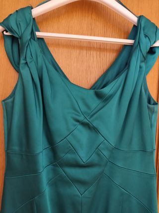 Vestido fiesta verde