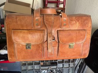 Maletín Piel Marrón