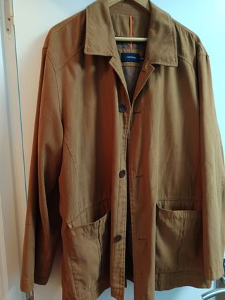 Chaqueta Cortefiel ante marrón XXL