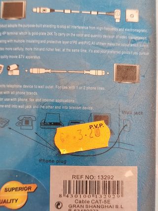 NUEVO Cable Ethernet Cat5e ShenGolan 5m