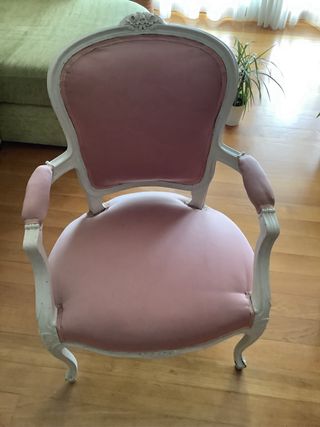 Conjunto sillas y mesa antigua