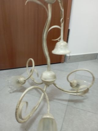 Lampadario stile shabby chic 3 luci
