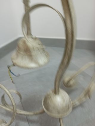 Lampadario stile shabby chic 3 luci