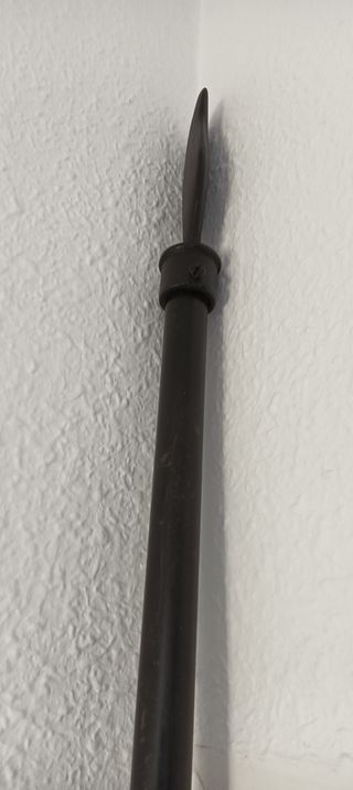 Barra Cortina Forja Llama Antigua 2'22m