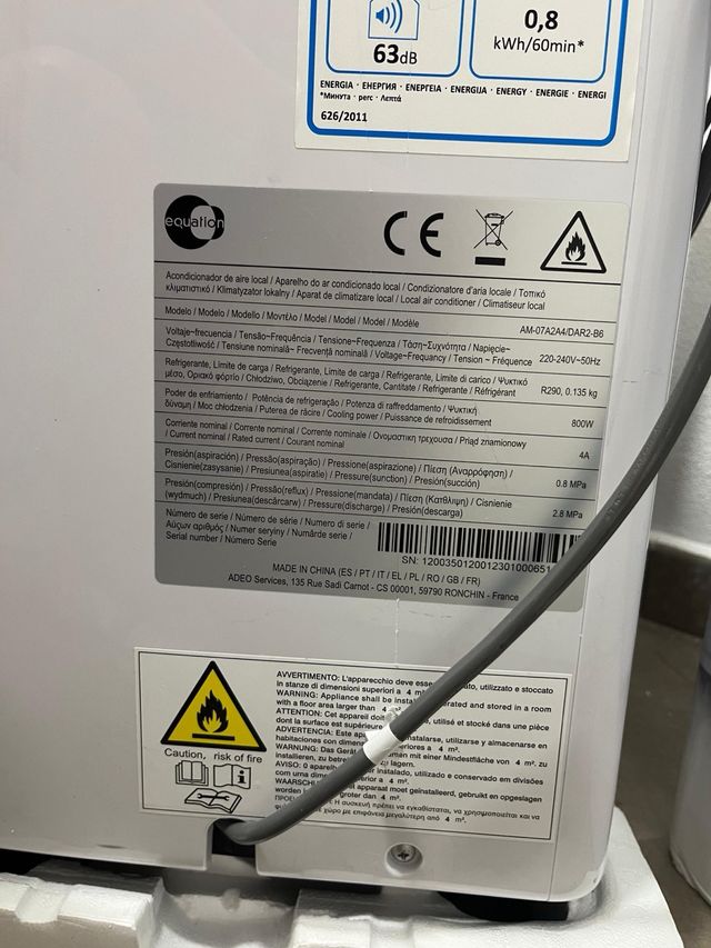 Condizionatore d'aria Equation - Portatile -Pingūino